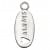 personalised sterling silver tag charm