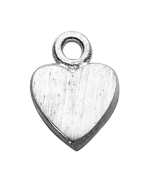 sterling silver heart charm
