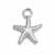 sterling silver starfish charm